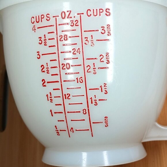 VTG Tupperware 4 Cup 32oz 1 Liter Mix N Store Measuring Batter Bowl w/ Lid 1288 - Picture 7 of 15
